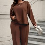 Office Artistic Solid Color V-Neck Shirt for Plus Size Women