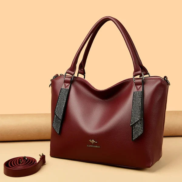 High Quality Eco Chic Leather Bag: Female Crossbody