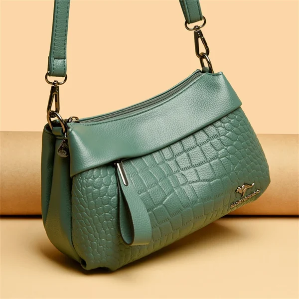 Vintage Eco Handbags: 3 Layer Croc