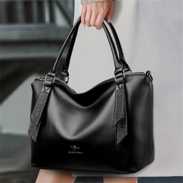 High Quality Eco Chic Leather Bag: Female Crossbody