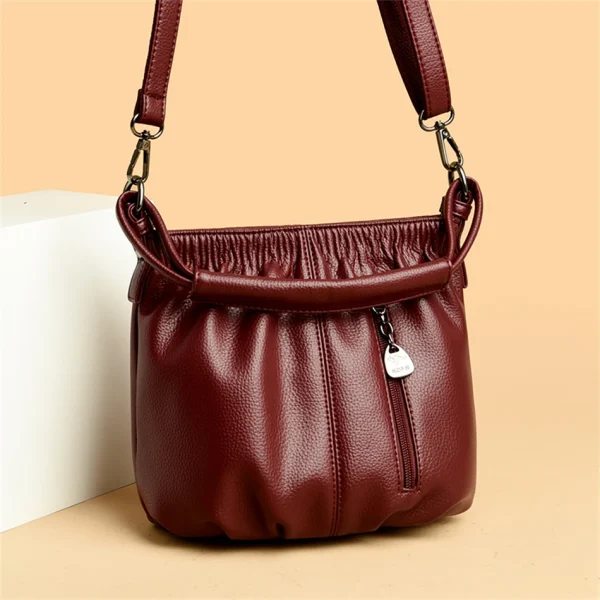 High Quality Ethical Leather Crossbody Handbag - Small Size