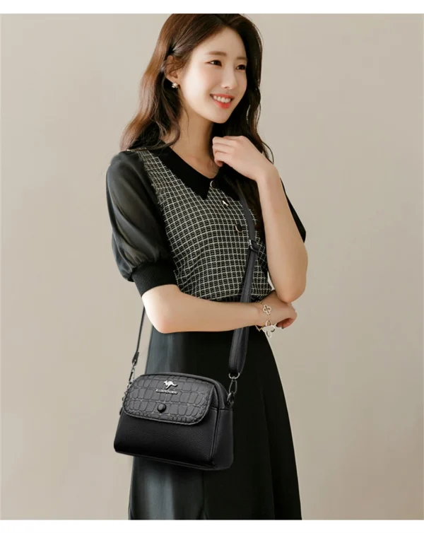 Chic Croc Shoulder Bag: Eco Style Icon