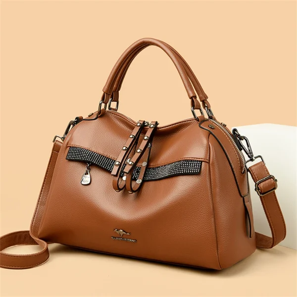 Luxury Eco Leather Crossbody Tote Bag