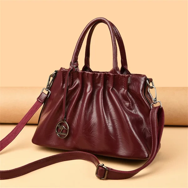 High Quality Eco Leather Crossbody: Women's Large Handbag