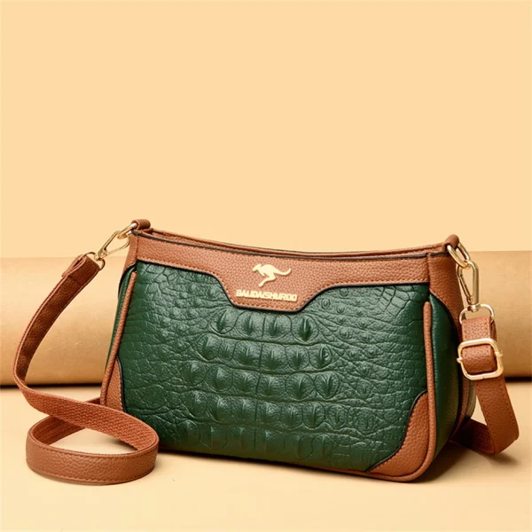 Ethical Croc Crossbody Bag: Eco Leather