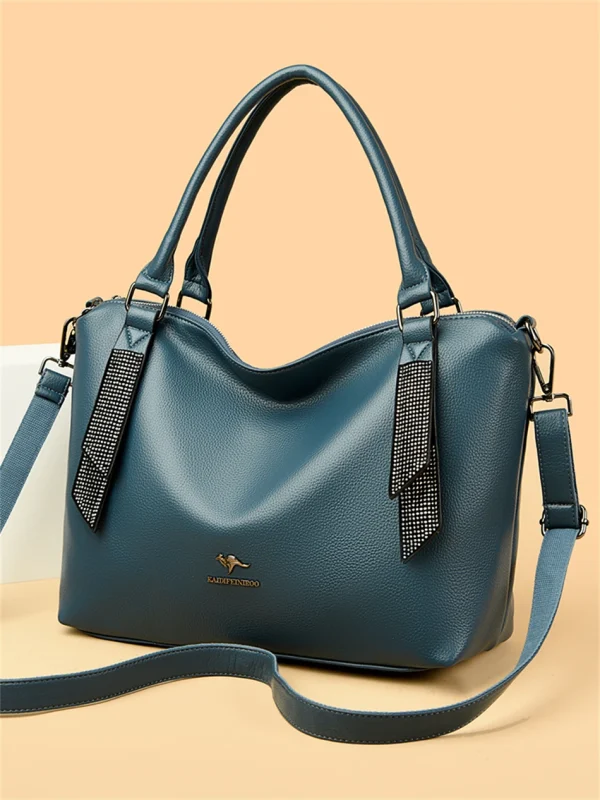 High Quality Eco Chic Leather Bag: Female Crossbody