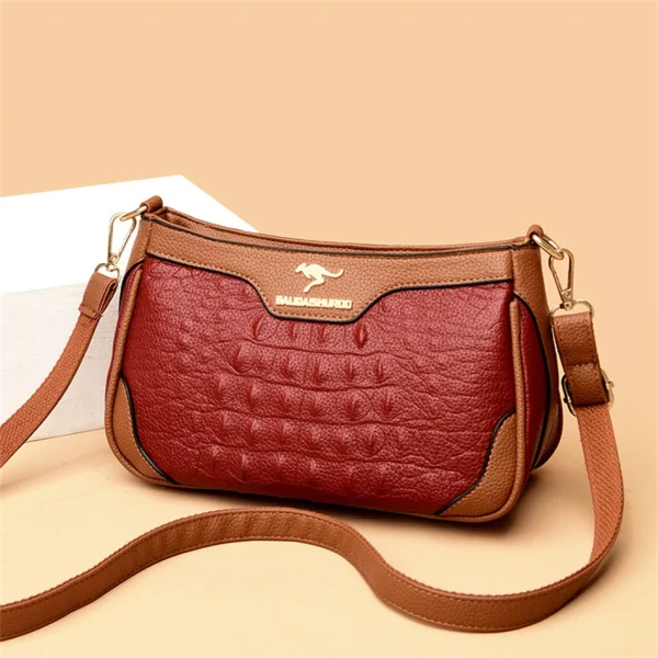 Ethical Croc Crossbody Bag: Eco Leather