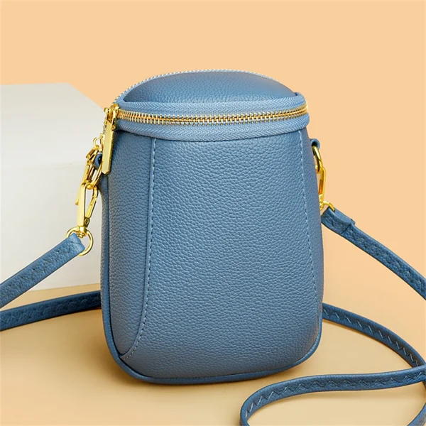 Large Capacity Ethical Leather Crossbody Bag