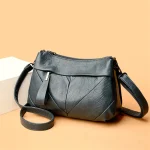 Vintage Eco Shoulder Bag, Soft PU