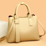 High Quality Pure Color Eco  large capacity Handbag