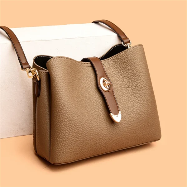 High Quality Leather Eco Chic 3-Layer Bag