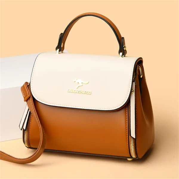 Eco Vintage Messenger: Designer Crossbody Bag