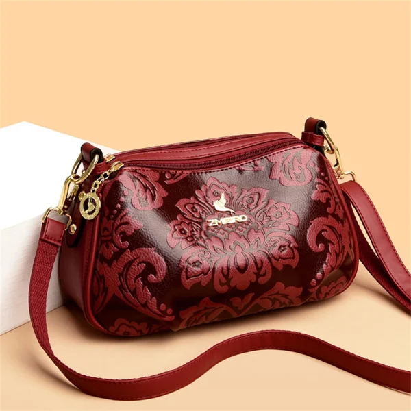 Trendy Printed Printed Eco Leather Crossbody Bag