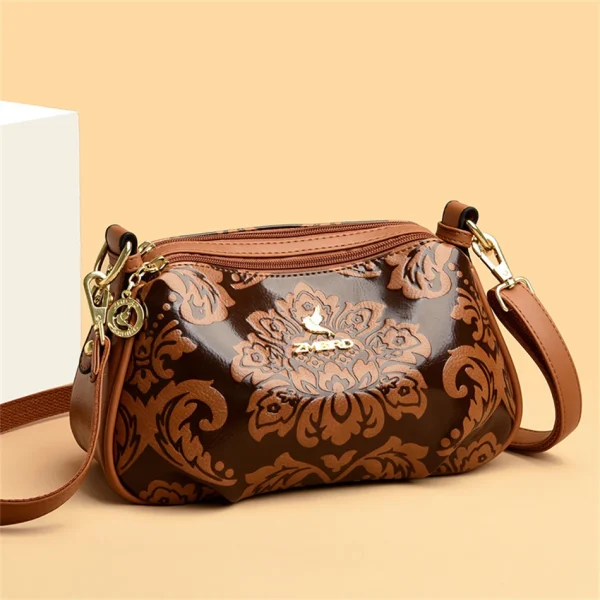 Trendy Printed Printed Eco Leather Crossbody Bag