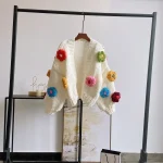 Kawaii Flower Eco Cardigan: Harajuku Y2K