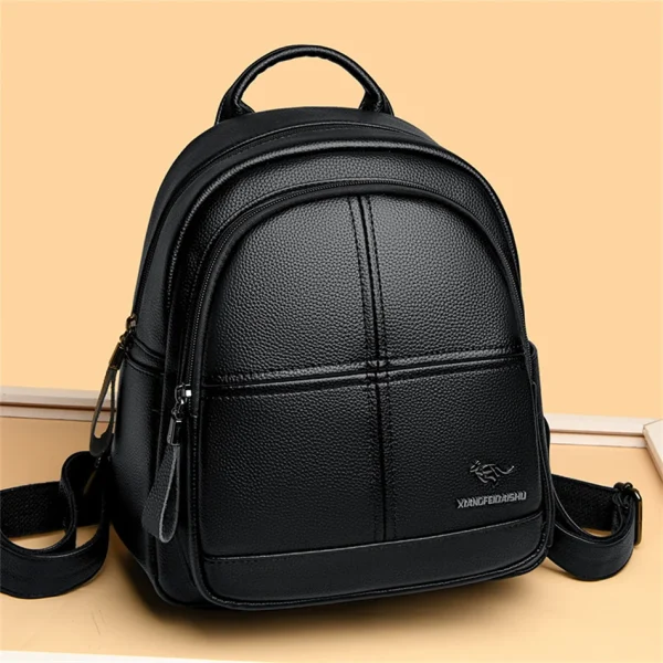 Luxury Leather Travel Backpack: Eco Chic