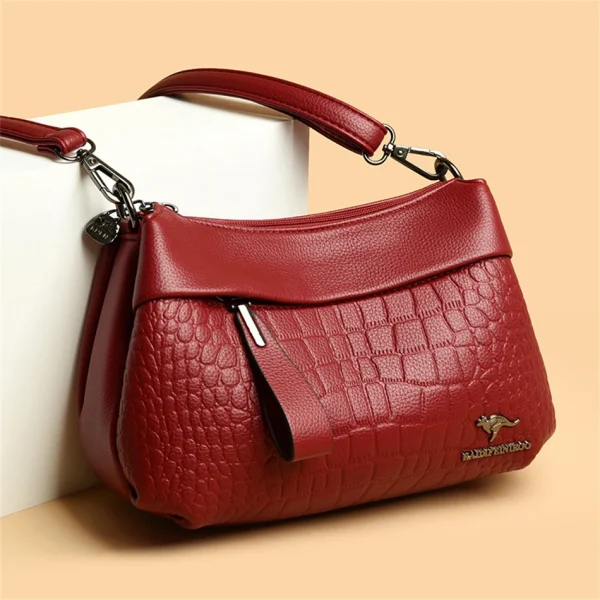 Vintage Eco Handbags: 3 Layer Croc