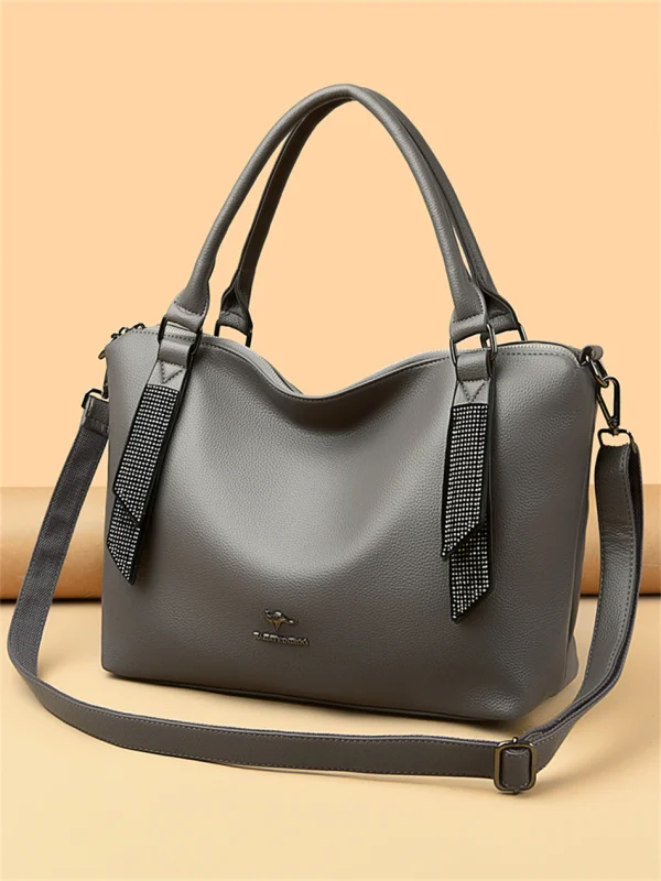 High Quality Eco Chic Leather Bag: Female Crossbody