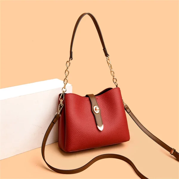 High Quality Leather Eco Chic 3-Layer Bag