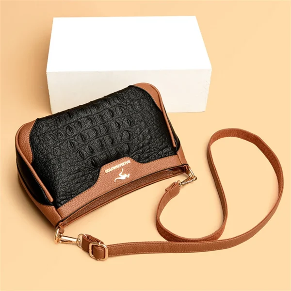 Ethical Croc Crossbody Bag: Eco Leather