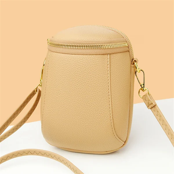 Large Capacity Ethical Leather Crossbody Bag