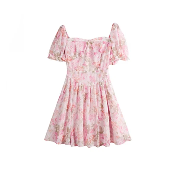 French Floral Eco Dress: Chic & Sustainable