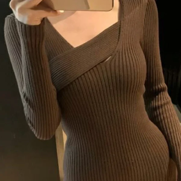 Knit Dress: Elegant Eco Chic