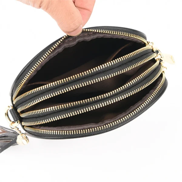 Chic Eco Leather Crossbody Bag - Vintage Style