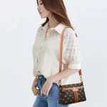 Premium Quality Leather Floral Shoulder Tote Bag