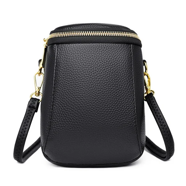 Large Capacity Ethical Leather Crossbody Bag