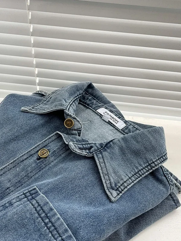 Vintage Eco Denim Jacket: Chic & Sustainable