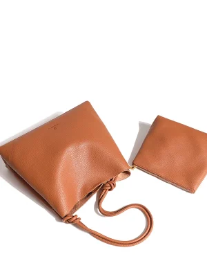 100-cowhide-Bucket-Bag-Women-s-Two-piece-set-Single-Shoulder-Bag-Handbags-Fashion-Texture-Wide