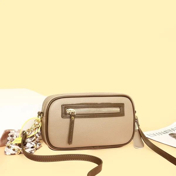 100% cowhide Crossbody Phone Shoulder Bag