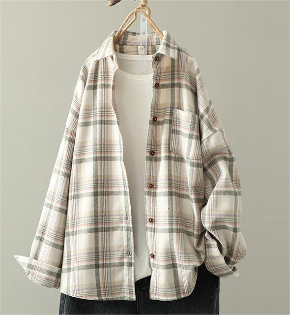 Woolen Plaid Shirt Outfit Ideas