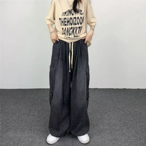 American Pocket Hip Hop Street Cargo Casual Pants