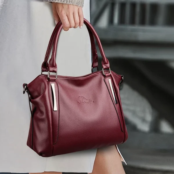 Casual Large Capacity Sac Leather Shoulder Bag