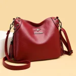 High Quality Vintage Designer Leather Shoulder Bag