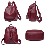 3 In 1  Academy Large Classic preppy Style Backpack