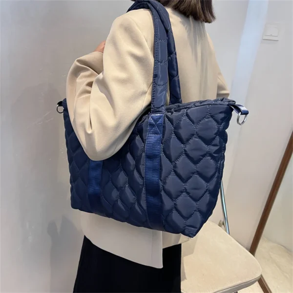 High Quality Quilted Eco Tote: Designer Winter Bag