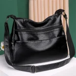 Luxury Designer Branded Soft Leather Shoulder Bag