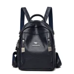 Vintage High Quality Leather Large Capacity Backpack