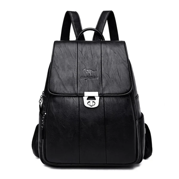 High Capacity Soft Leather School Bags for Teenage