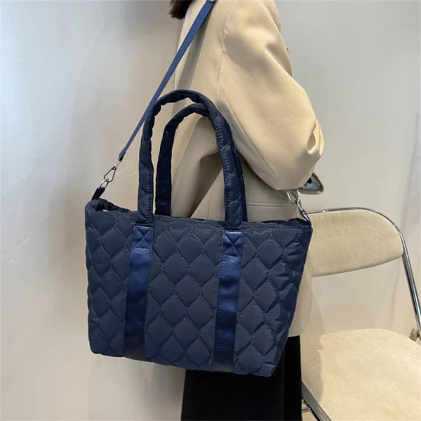 High Quality Quilted Eco Tote: Designer Winter Bag