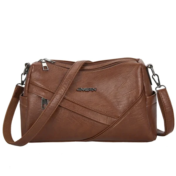 Large Capacity Luxury Leather Shoulder Crossbody Bag