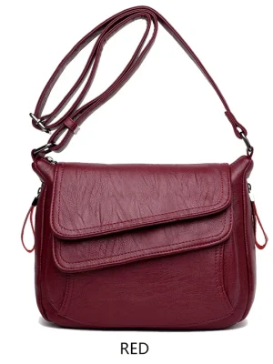 Summer Style Soft Leather Luxury Designer Shoulder Crossbody Bag
