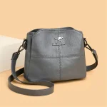 Luxury Designer Soft Leather Crossbody Messenger Bags