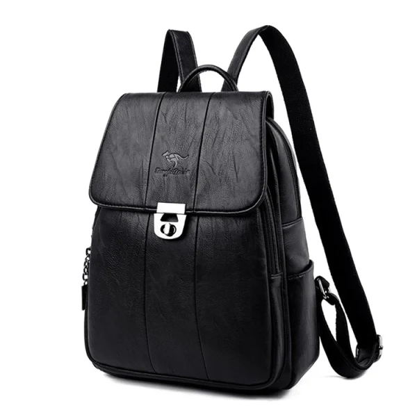 High Capacity Soft Leather School Bags for Teenage