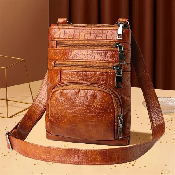 High Quality Retro Eco Shoulder Bag: Multi-pocket Fashion