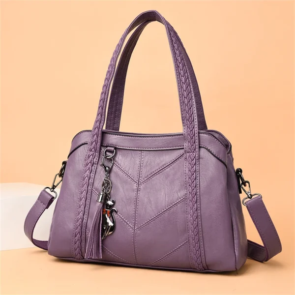 3 Layers Sac A Main High Quality Leather Luxury Handbag