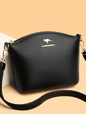 High Quality Small Eco Crossbody Bag: PU Leather